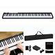 88key Bluetooth Electronic Piano Keyboard Digital Music Instrument Avec Bag Gift