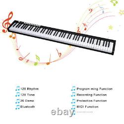 88key Bluetooth Electronic Piano Keyboard Digital Music Instrument Avec Bag Gift