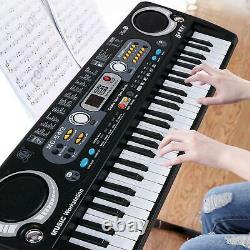 Abs Piano Clavier 54 Clés Instrument De Clavier De Musique Électrique Pour Les Enfants Usb