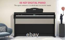 Adultes Piano Numérique, 88 Clés Piano Clavier Électrique Pour Débutant Avec Support Musical
