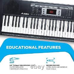 Alesis Melody 61 Clavier Piano à 61 touches pour débutants avec haut-parleurs, support et banc