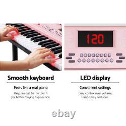 Alpha 61 Key Lighted Electronic Piano Keyboard Led Support De Musique Électrique