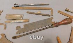 Antique Piano Organ Instrument Musical Tuning & Repair Tools Pinceaux