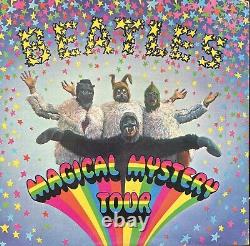 Beatles Magical Mystery Tour Smmt-1 2 X 7. 2ème Pression Jaune Feuille Lyrique Ster