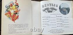 Beatles Magical Mystery Tour Smmt-1 2 X 7. 2ème Pression Jaune Feuille Lyrique Ster