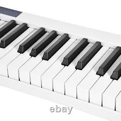 Black 88 Key Piano Numérique MIDI Clavier Avec Pédale Et Sac Instrument De Musique Blanc