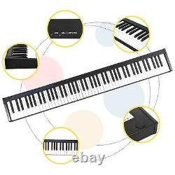 Black 88 Key Piano Numérique MIDI Clavier Avec Pédale Et Sac Instrument De Musique Blanc