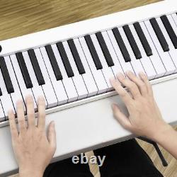 Blanc 88 Key Digital Piano MIDI Clavier Avec Pedal And Bag Music Instrument Accueil