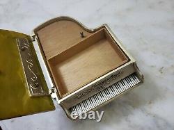 Boîte À Musique À Piano À Queue Vintage Thorens Swiss Gold Glit Piano With Keyboard Bakelite