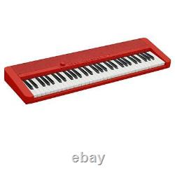 Casio Casiotone CT-S1 Clavier portable de style piano à 61 touches, rouge #CT-S1RD