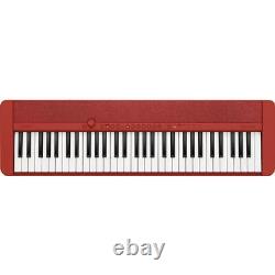 Casio Casiotone CT-S1 Clavier portable de style piano à 61 touches, rouge #CT-S1RD