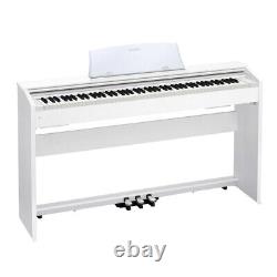 Casio Music Privia PX-770 Clavier de Piano Numérique, Blanc (PX-770WE)