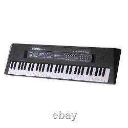 Clavier De Musique Numérique Pvc 61 Clés 8-tone 630x170x45mm Instrument De Piano Électrique