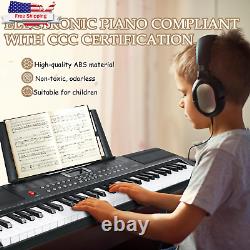 Clavier Piano 61 touches Clavier Piano électrique pour débutants/ professionnels, Son complet