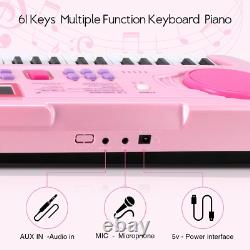 Clavier Piano pour Enfants WOSTOO, Piano Électronique Portable à 61 Touches