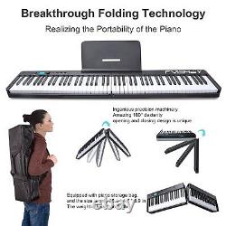 Clavier Pliable FVEREY, Piano Électrique à 88 Touches Semi-Lestées