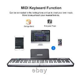Clavier Pliable FVEREY, Piano Électrique à 88 Touches Semi-Lestées