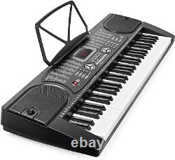 Clavier de musique numérique portable à 61 touches avec instrument de musique électronique