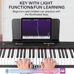 Clavier de piano 88 touches de taille normale semi-lestées 88 touches de clavier de piano électronique