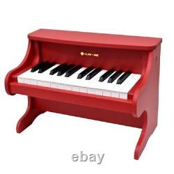 Clavier de piano pour enfants 25 touches Piano numérique pour débutantes de 3 à 7 ans en rouge