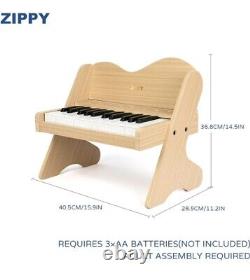 Clavier de piano pour enfants, piano numérique 25 touches pour enfants, contrôle sensible au toucher