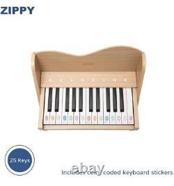 Clavier de piano pour enfants, piano numérique 25 touches pour enfants, contrôle sensible au toucher