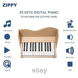 Clavier de piano pour enfants, piano numérique 25 touches pour enfants, contrôle tactile sensible