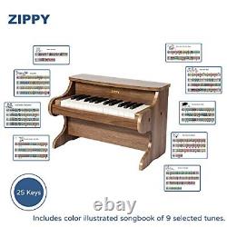 Clavier de piano pour enfants, piano numérique à 25 touches pour enfants, mini instrument éducatif de musique.