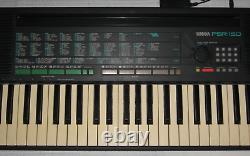 Clavier électrique Yamaha PSR-150 Piano Instrument de musique noir VGC