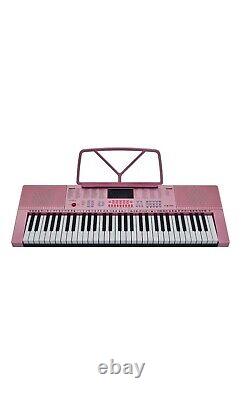 Clavier électronique de musique numérique à 61 touches pour enfants avec micro, cadeau de piano électrique et d'orgue