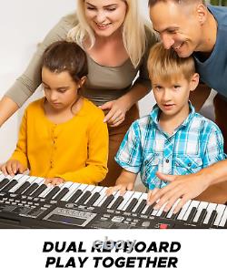 Clavier électronique portable à 61 touches Piano de musique pour débutants adultes Ki