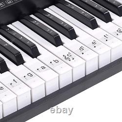 Clavier électronique portable à 61 touches avec piano numérique et touches éclairées