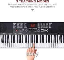 Clavier électronique portable de 61 touches, piano électrique complet pour débutants