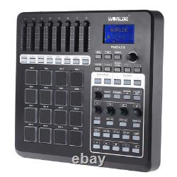 Créateur de musique World Beat DJ Piano Contrôleur USB MIDI avec pads de batterie et clavier