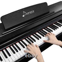 Donner DDP-100 Piano numérique à action de marteau à 88 touches avec clavier électrique et support