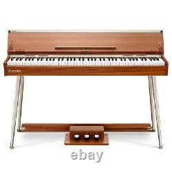 Donner DDP-80 PLUS Piano numérique à clavier électrique avec couvercle et pédale amovible
