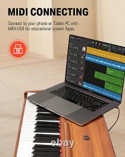 Donner Piano Numérique DDP-80 88 Touches Clavier Électrique à Poids Complet avec USB-MIDI