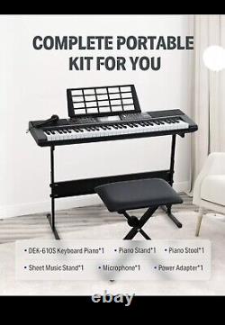 Donner clavier électronique DEK-610S 61 touches 249 voix 249 rythmes