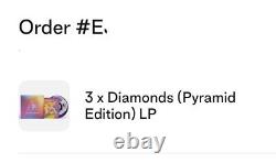 Elton John Diamants Édition Limitée Exclusive Pyramide Vinyle LP & Lithographie