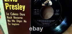 Elvis Uruguay Ave-318 El Incomparable 45 RPM Ps Ep Rock'n'roll Thick Hard Cover