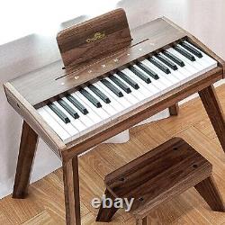 Enfants clavier de piano numérique, jouet instrument de musique éducatif, piano en bois pour enfants