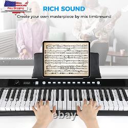 Ensemble de clavier de piano électrique à 88 touches de taille standard, piano numérique avec pédale de sustain