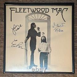 Fleetwood Mac Autographied Record Cover Avec Le Vinyl Lp Record