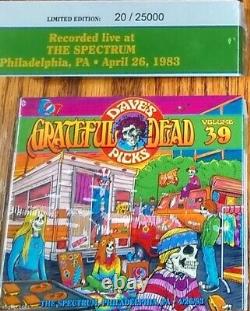 Grateful Dead Dave's Picks Vol. 39 Low# 20/25000 CD 4/26/83 1983 Spectrum Philly
