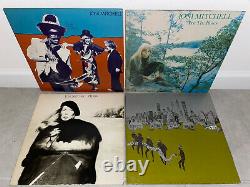 Joni Mitchell 12 Vinyl Lp Lot 1ère Presse Bob Ludwig Rare Pour/roses Nue Excellent
