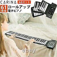 Jouets D'instruments De Musique Jouets De Musique Carina Roll Up Clavier Piano 61 Clés 128 T