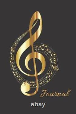 Journal de piano Cahier de notes Journal à pages blanches avec thème de clavier Lignes pour leçons d'écriture BON