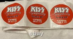 Kiss Symphony Alive IV Vinyl 3x Enregistrement Lp + Booklet De CD Autographé Signé & Plus