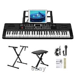 LIVRAISON GRATUITE ? Piano Électrique / Clavier + USB MIDI + Stand + Banc