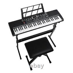 LIVRAISON GRATUITE ? Piano Électrique / Clavier + USB MIDI + Stand + Banc